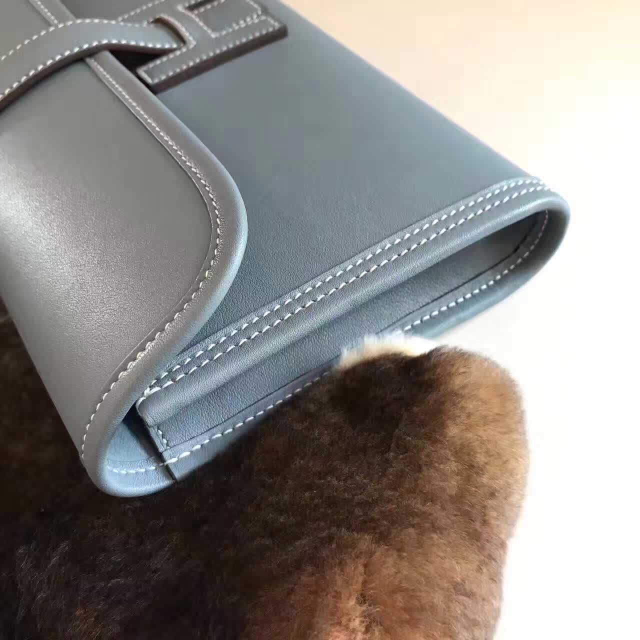 全球同步发售 Hermes Jige手包男女同款 Swift皮