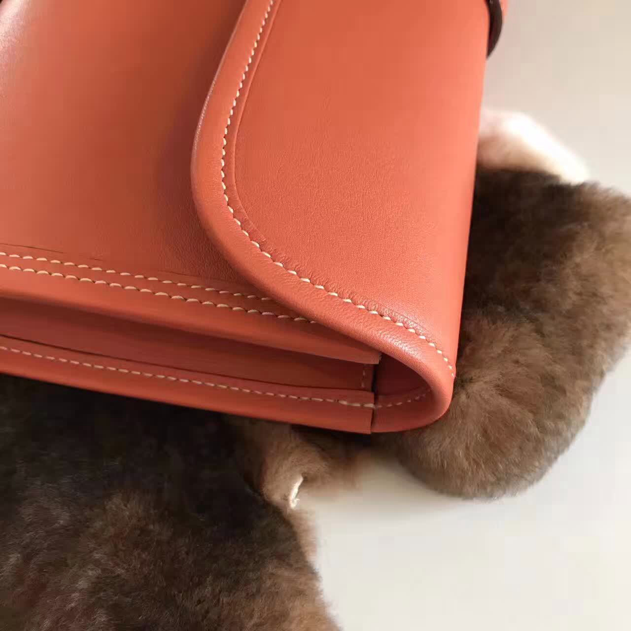 全球同步发售 Hermes Jige手包男女同款 Swift皮
