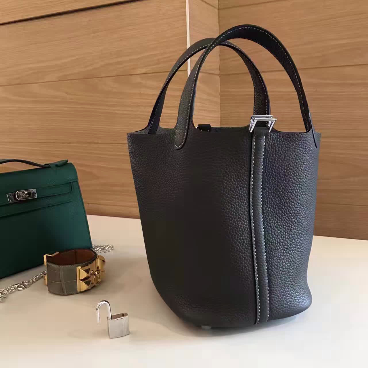广州爱玛皮具 爱马仕Hermes Picotin菜篮子 火爆热卖 18&22CM