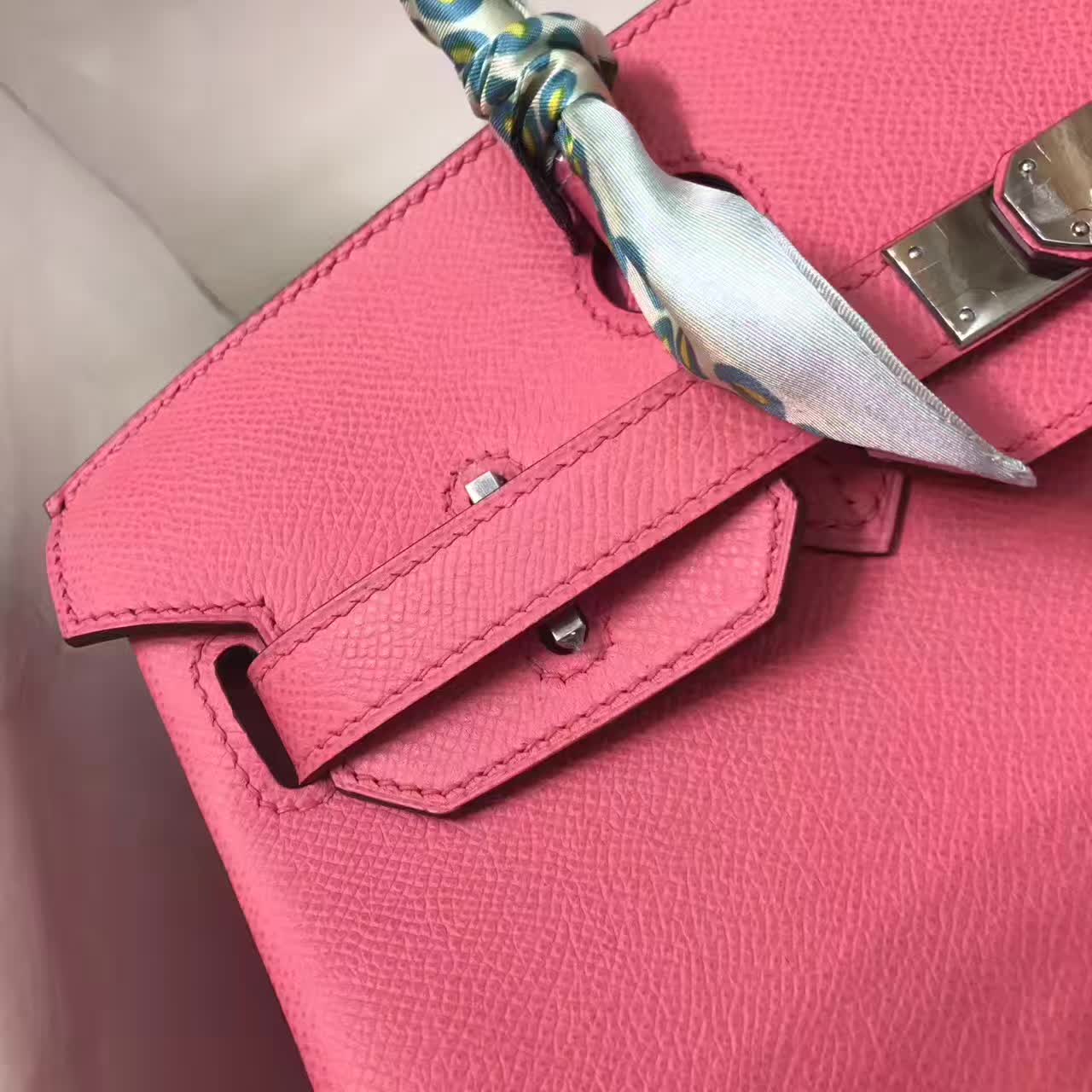 爱马仕全球放货 铂金包 Birkin 30cm 法国原产epsom皮 蜡线全手缝