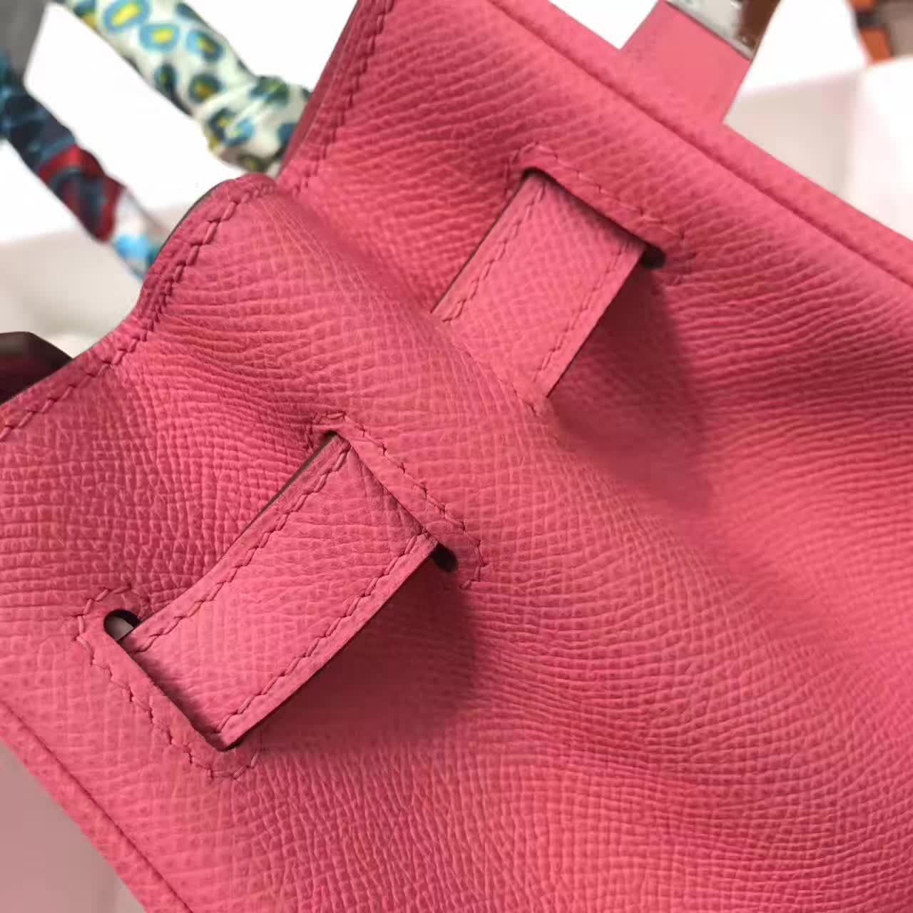 爱马仕全球放货 铂金包 Birkin 30cm 法国原产epsom皮 蜡线全手缝