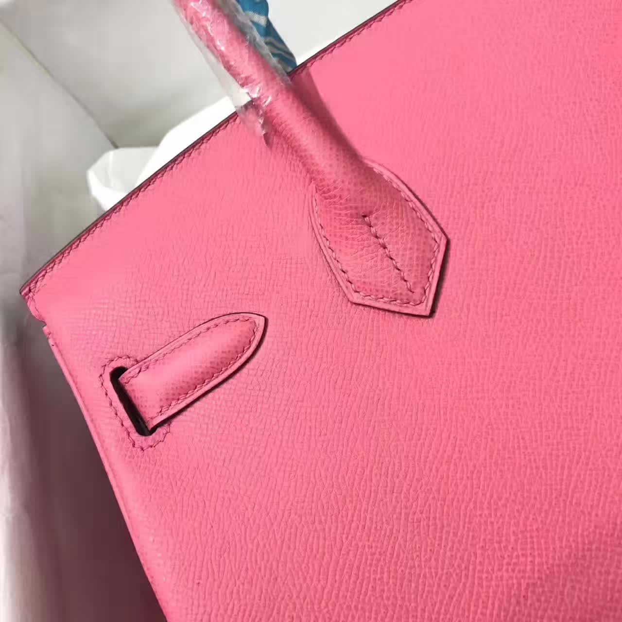 爱马仕全球放货 铂金包 Birkin 30cm 法国原产epsom皮 蜡线全手缝