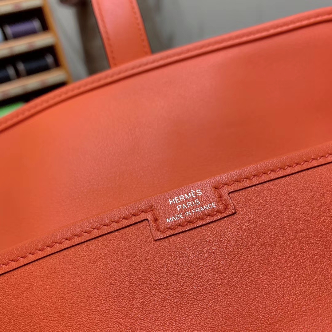 （正品细节）Jige Mini Swift 93橙/55爱马仕红